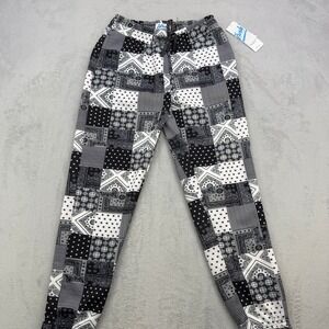 Fresh Prints of Bel-Air Pants Mens Medium Joggers Patchwork Bandana Stars Urban